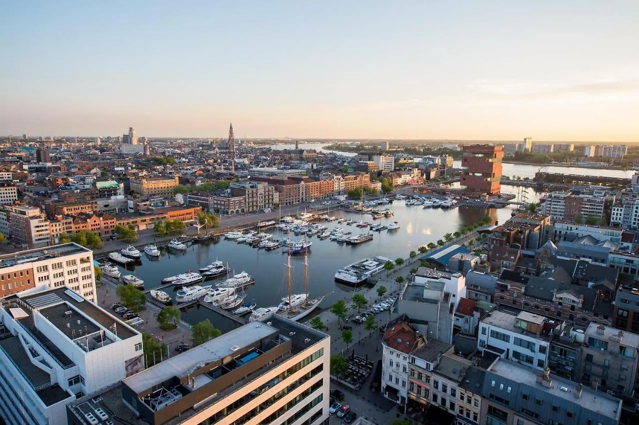 Exclusieve Prive Wellness Penthouse Skynooz Lägenhet Antwerpen